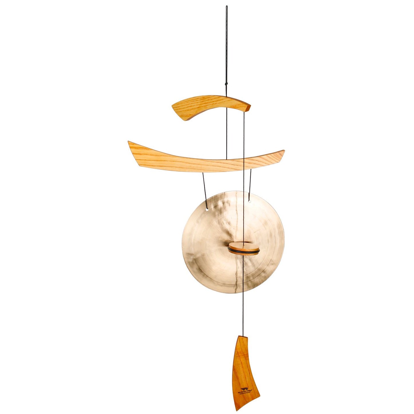 34" Medium Natural Emperor Gong by Woodstock |  Eastern Energies Wind Chimes | Housewarming Gifts | Patio Decor | Gifts for Mom