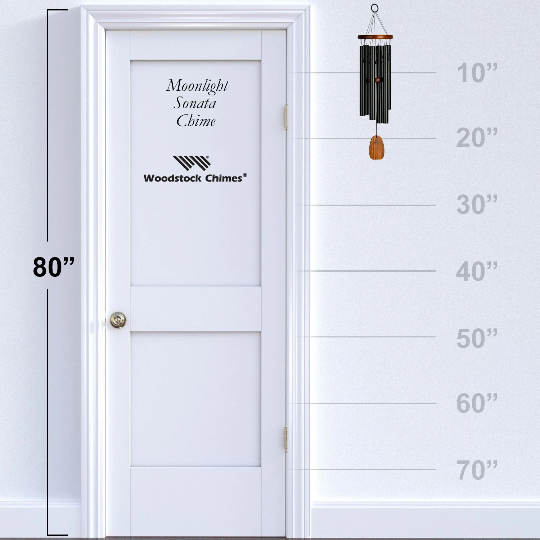 23" Moonlight Sonata Wind Chime by Woodstock | Engraved Chimes | Music Gifts | #A39