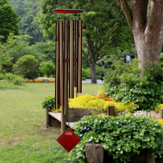 37" Encore Chimes of Earth by Woodstock - Multiple Colors | Personalized Wind Chimes | Housewarming Gifts | #A91