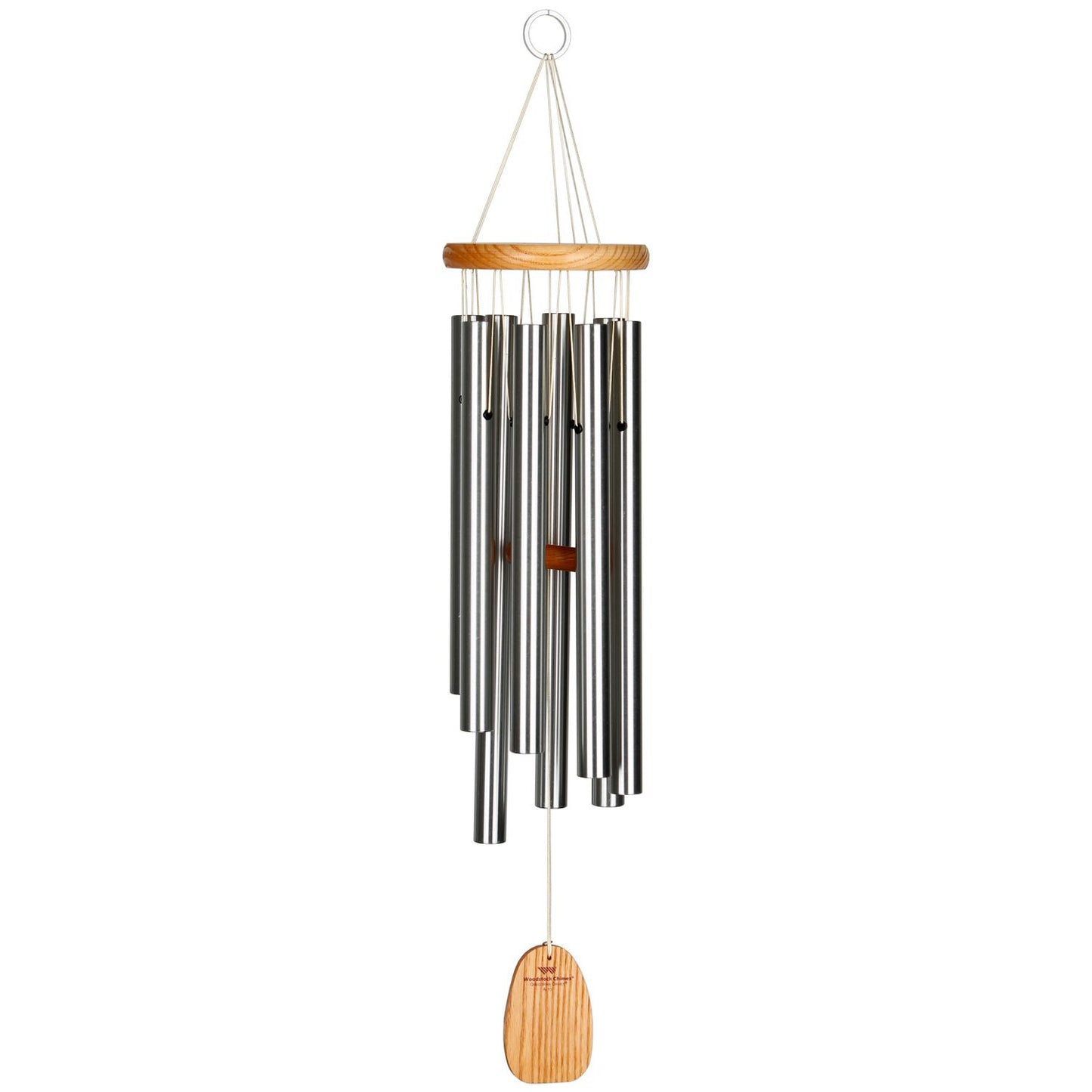 27" Silver Gregorian Alto Wind Chime by Woodstock | Outdoor Chimes | Patio Decor | Housewarming Gifts | Gifts for Mom | Gifts for Her