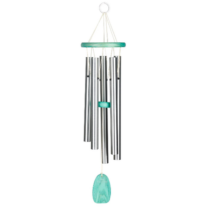 24" Beachcomber Gracious Green Musically Tuned Wind Chime by Woodstock | Custom Wind Chimes | Personalized Gifts
