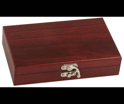 Custom Engraved Card & Dice Set with Rosewood Finish | Game Night Gifts | Poker Gifts | Gifts for Him | Father's Day Gifts