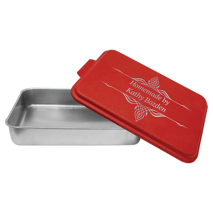 Custom Engraved Cake Pan with Lid | Baker's Gifts | Mother's Day Gifts | Gifts for Mom