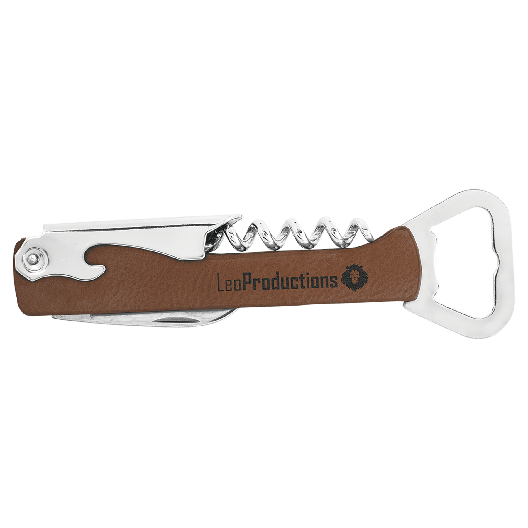 Custom Engraved Corkscrew Wine Bottle Opener | Groomsmen Gifts | Bridesmaid Gifts