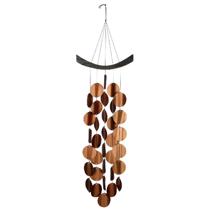 34" Moonlight Waves Copper Wind Chime by Woodstock | Housewarming Gifts