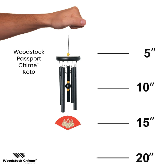 16" Passport Wind Chime - Koto by Woodstock | Outdoor Chimes