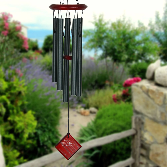22" Chimes of Polaris Wind Chime by Woodstock - Multiple Colors | Personalized Wind Chimes