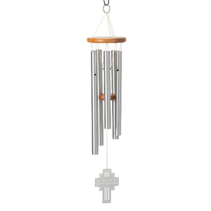 26" Chimes of Remembrance Not Forgotten Wind Chime by Woodstock | Outdoor Wind Chimes | Remembrance Gifts
