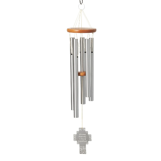 26" Chimes of Remembrance Song Wind Chime by Woodstock | Outdoor Wind Chimes | Remembrance Gifts
