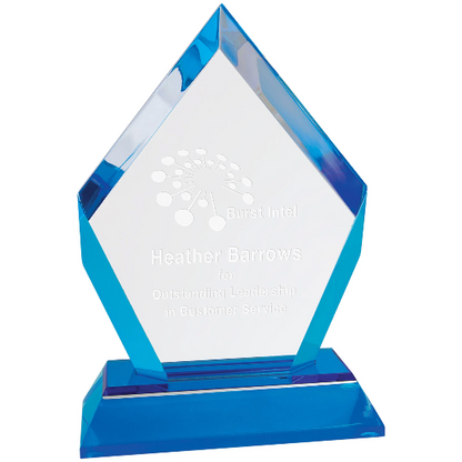 Custom Diamond Impress Acrylic Award | Engraving Included | Accomplishment Awards