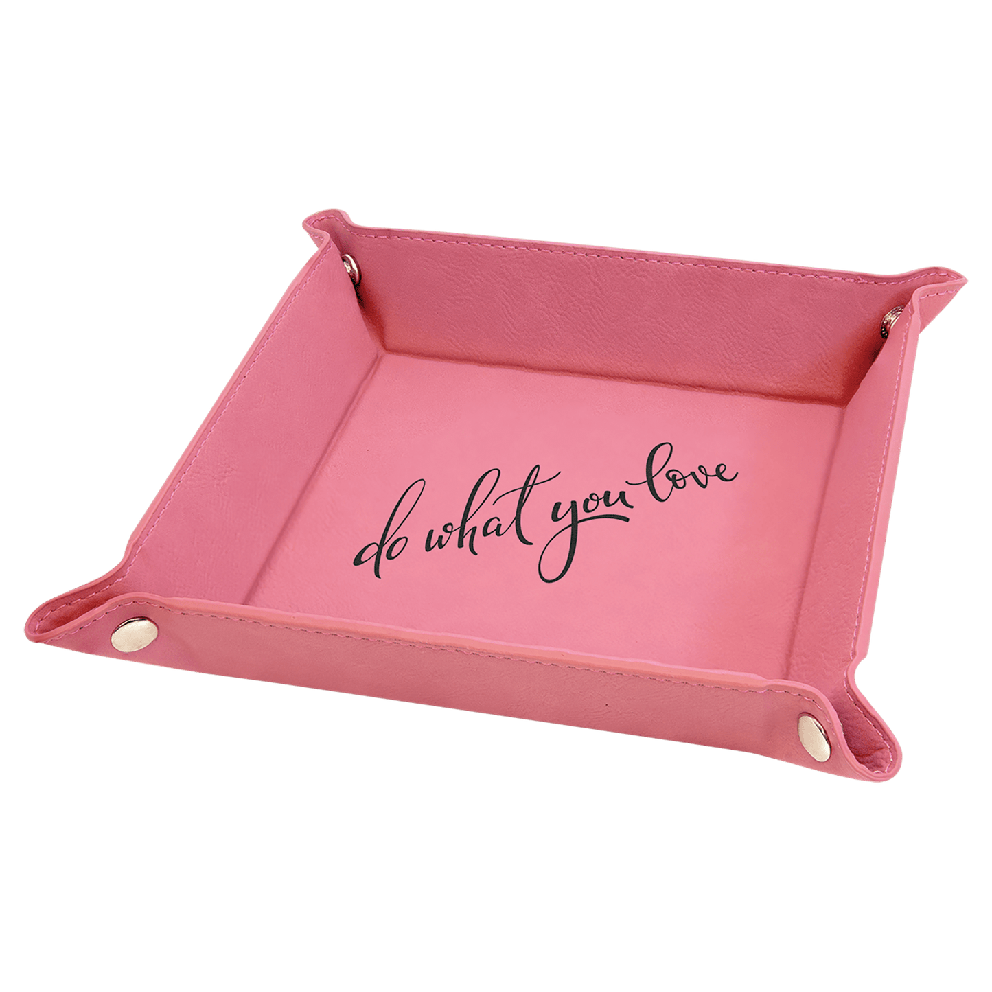 Custom Leather Valet Tray | Personalized Catch All Tray | Desk Organizer | Gifts for Him | Key Catcher Tray | Personal Items Tray