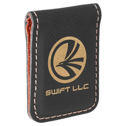Custom Leather Money Clip | Personalized Gifts | Gifts for Dad | Gifts for Him