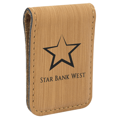 Custom Leather Money Clip | Personalized Gifts | Gifts for Dad | Gifts for Him