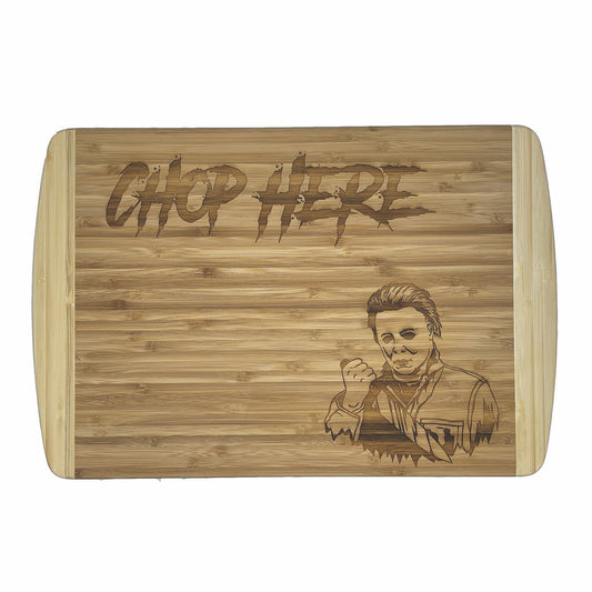 Michael Myers Bamboo Cutting Boards | Halloween Wood Cutting Boards | Different Styles Available