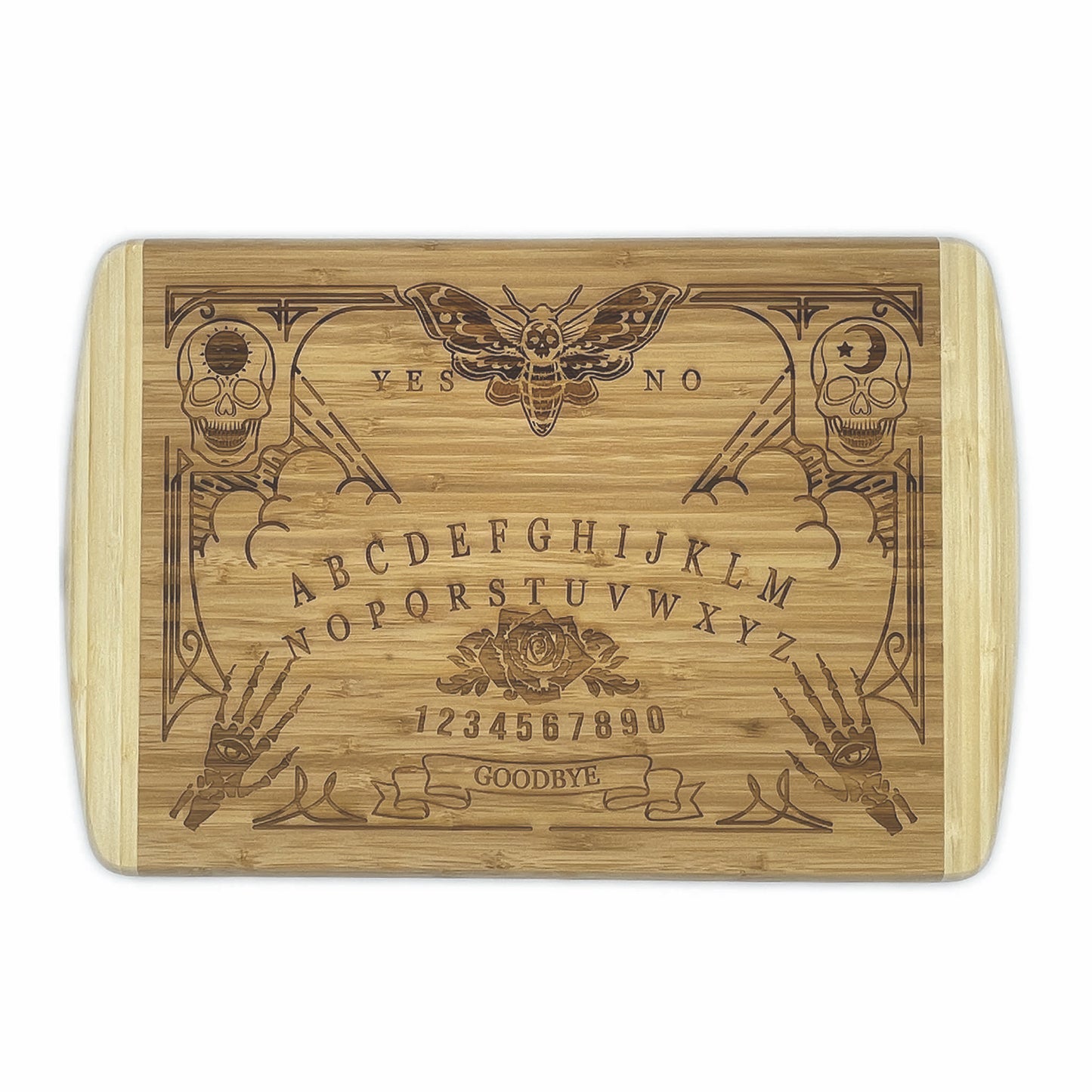 Ouija Board Bamboo Cutting Boards | Halloween Spirit Board Wood Cutting Boards | Different Styles Available | #1
