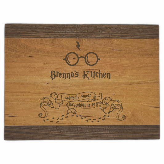 Harry Potter Premium Cutting Boards | Personalized I Solemnly Swear My Cooking Is So Good Wood Cutting Boards | Different Styles Available