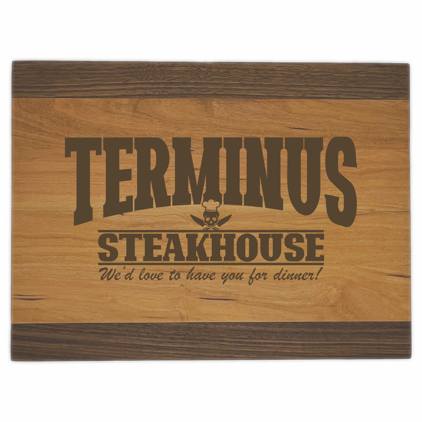 The Walking Dead Inspired Wood Cutting Board | Terminus Steakhouse | Kitchen Gifts