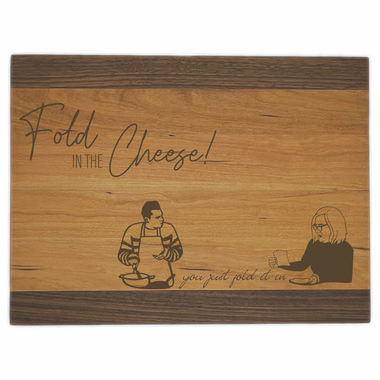 Schitt's Creek Premium Cutting Boards | Fold In The Cheese Wood Cutting Boards | Different Styles Available
