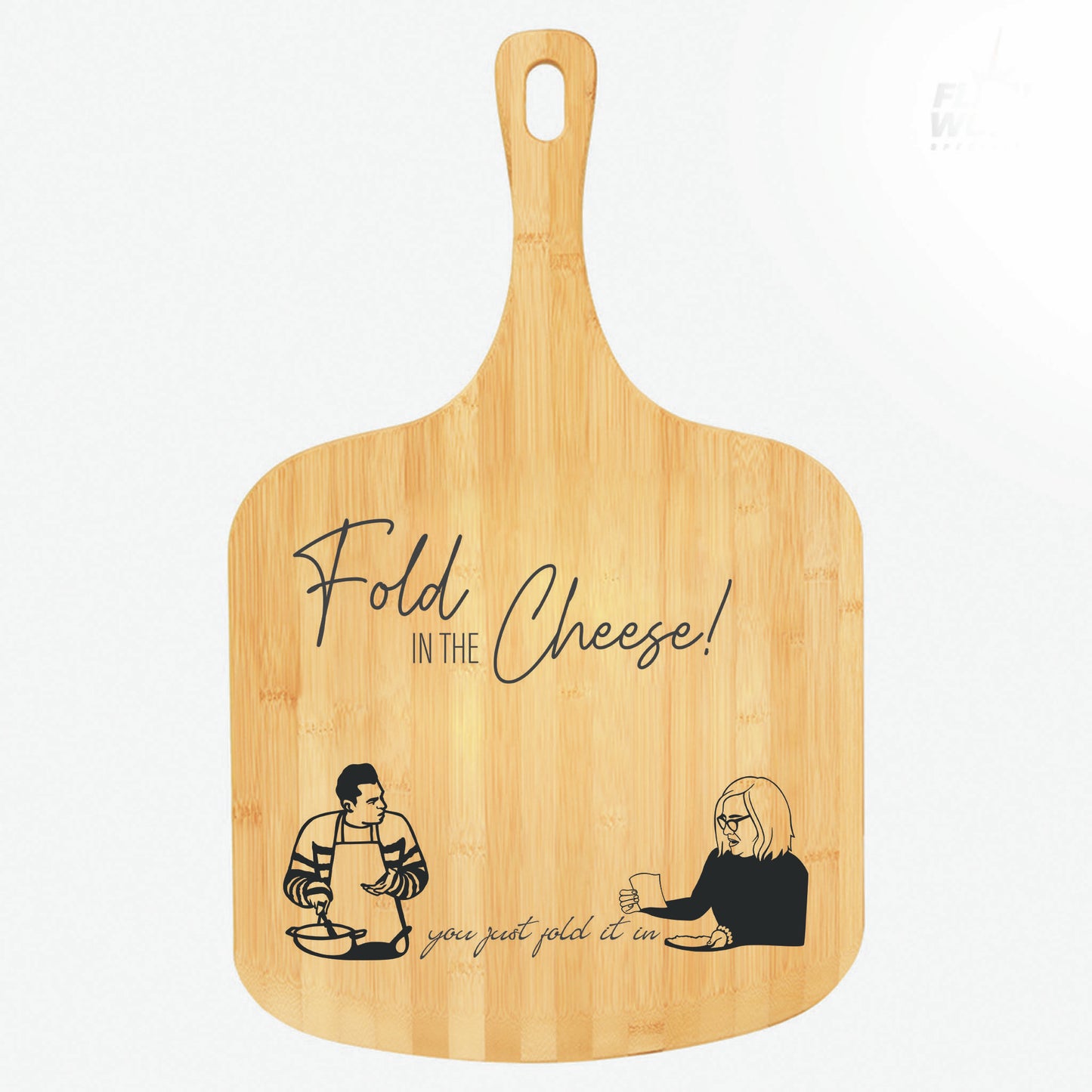 Schitt's Creek Bamboo Cutting Boards | Fold In The Cheese Wood Cutting Boards | Different Styles Available