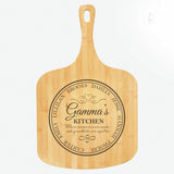 Grandma's Kitchen Bamboo Cutting Boards | Personalized Grandkid's Names Wood Cutting Boards | Different Styles Available