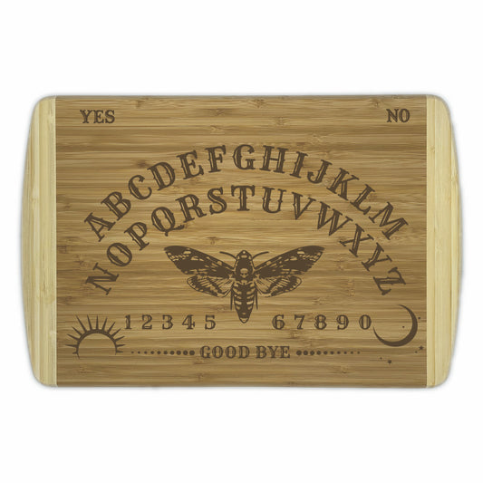 Ouija Board Bamboo Cutting Boards | Personalized Halloween Spirit Board Wood Cutting Boards | Different Styles Available | #3