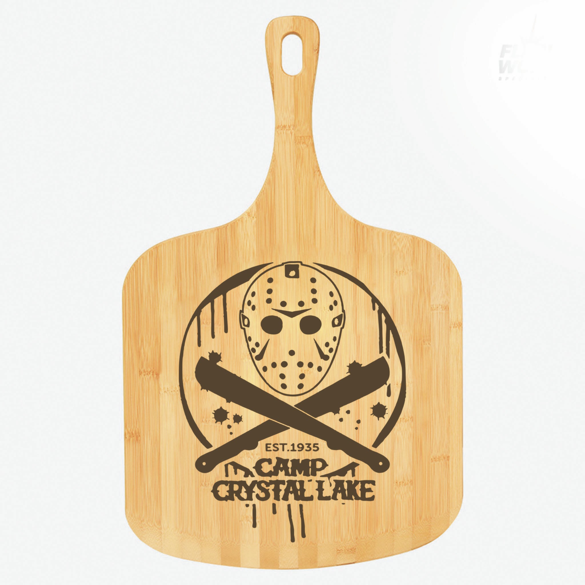 Jason Voorhees Bamboo Cutting Boards | Friday the 13th Wood Cutting Boards | Different Styles Available