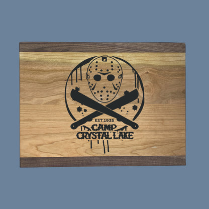 Jason Voorhees Premium Cutting Boards | Friday the 13th Wood Cutting Boards | Different Styles Available
