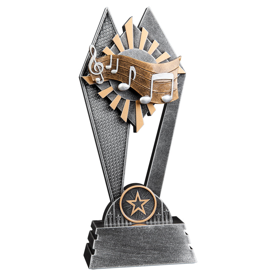Custom Music Sun Ray Award | Engraving Included | Music Awards