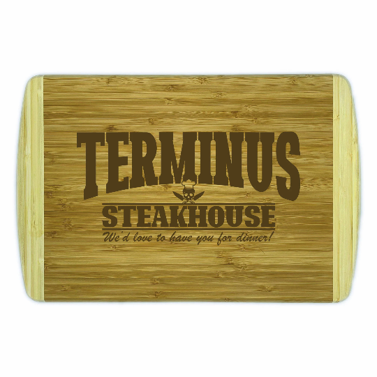 The Walking Dead Inspired Wood Cutting Board | Terminus Steakhouse | Kitchen Gifts