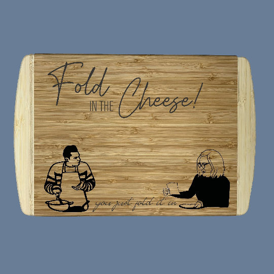 Schitt's Creek Bamboo Cutting Boards | Fold In The Cheese Wood Cutting Boards | Different Styles Available